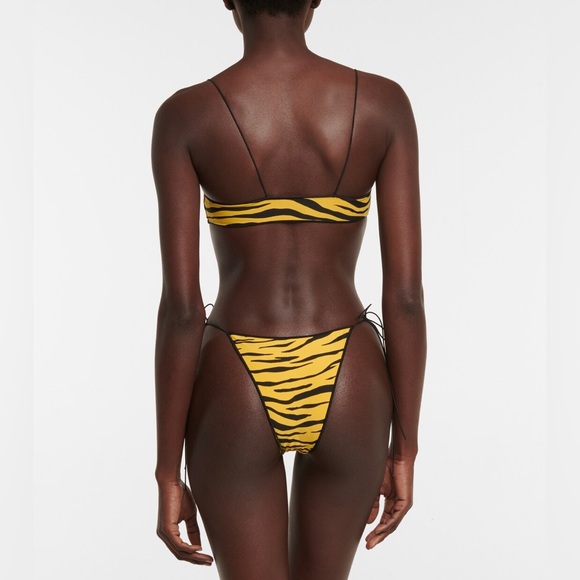 Tropic of C yellow zebra bikini set XS - Picture 6 of 11
